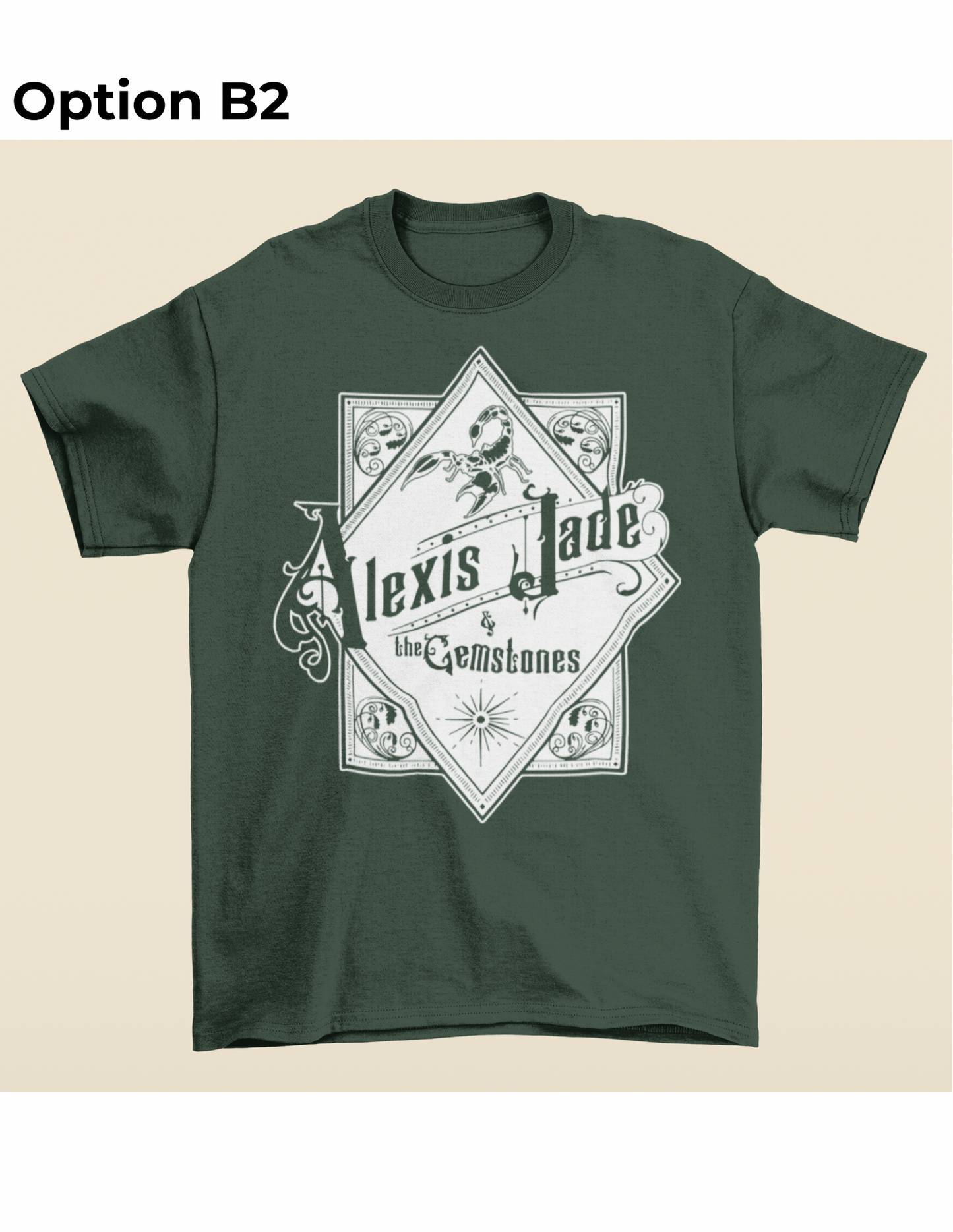 Alexis Jade & The Gemstones Official Band T-shirt
