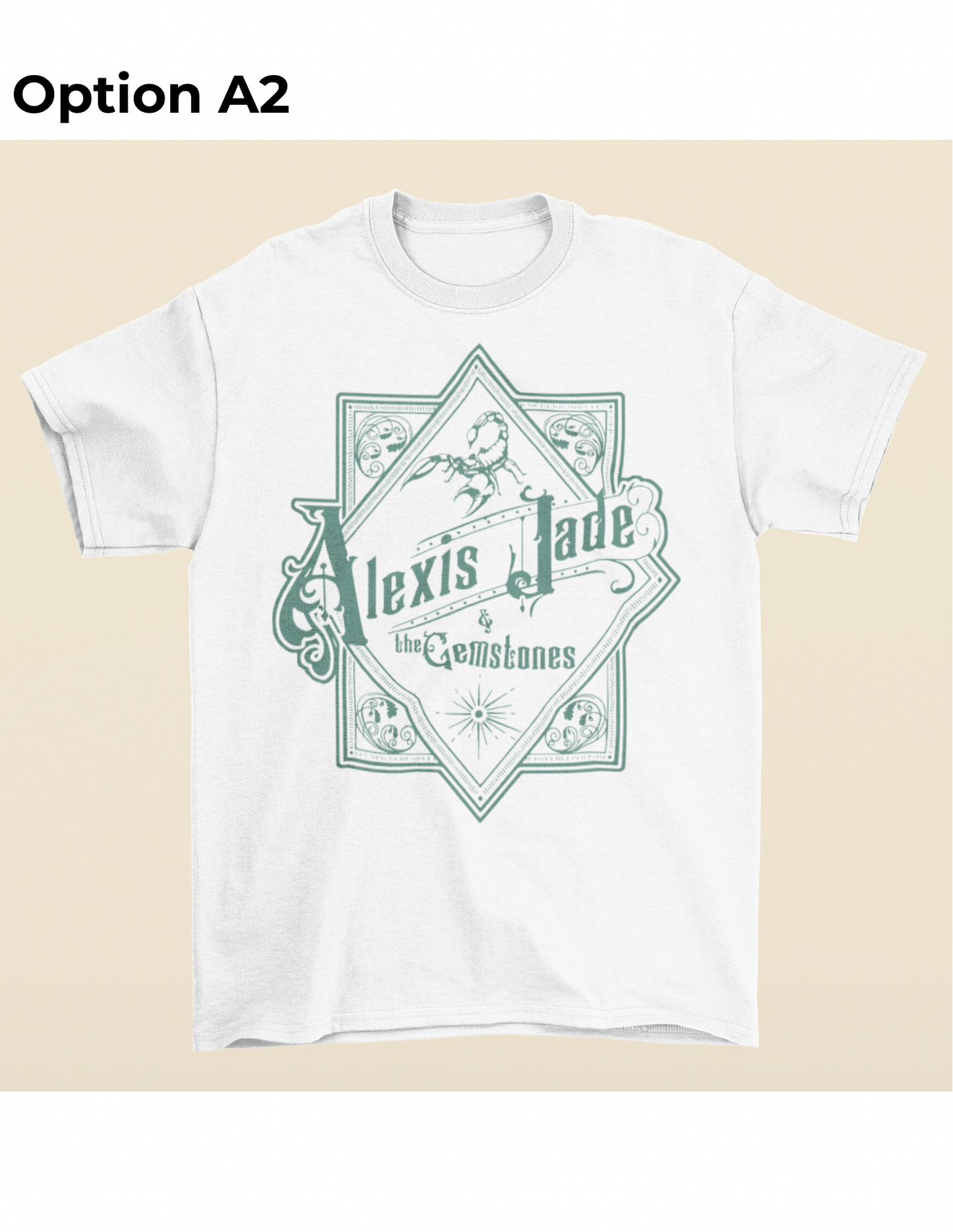 Alexis Jade & The Gemstones Official Band T-shirt